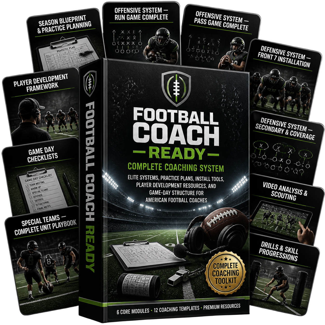 Mega Pack Treinador de Futebol — O Sistema Completo de Treinamento de Futebol Americano