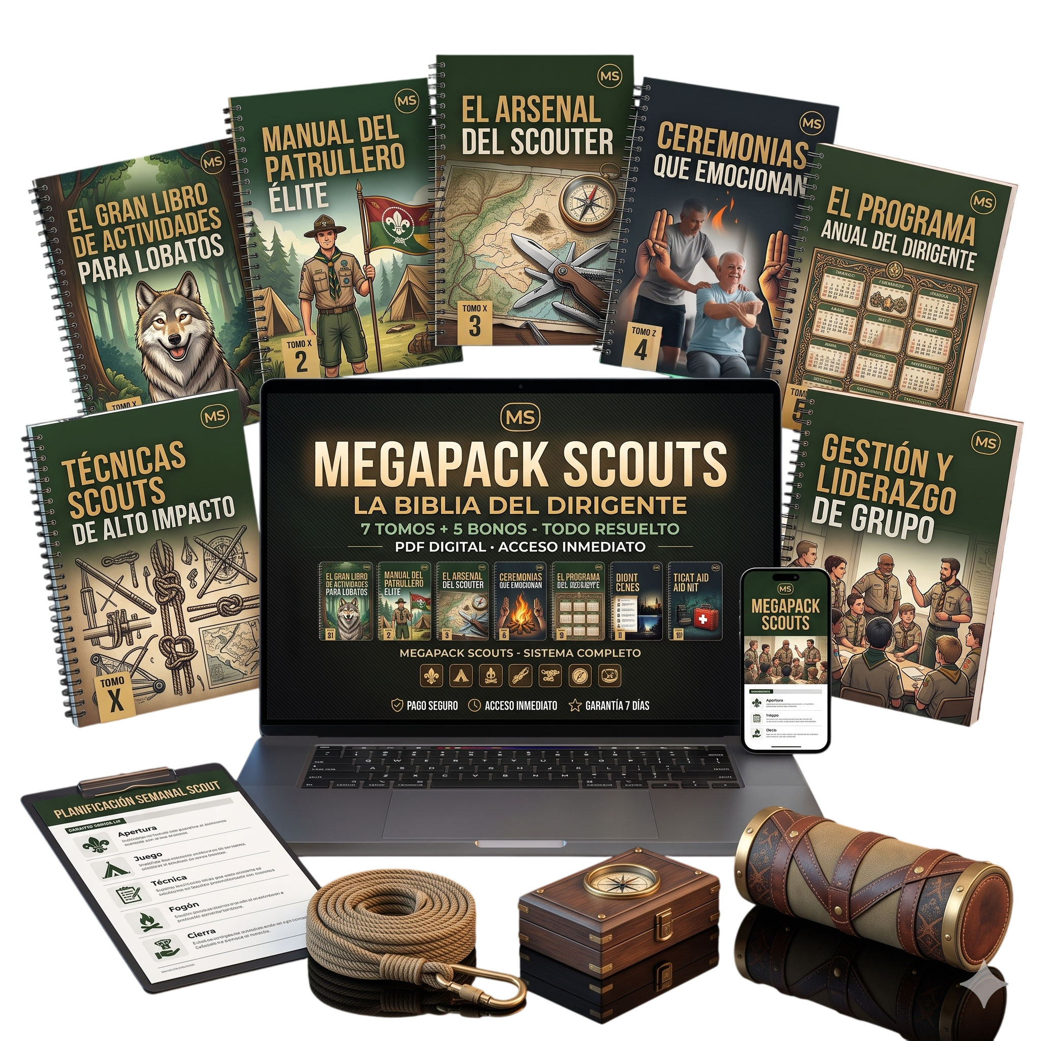 Megapack Scouts mockup